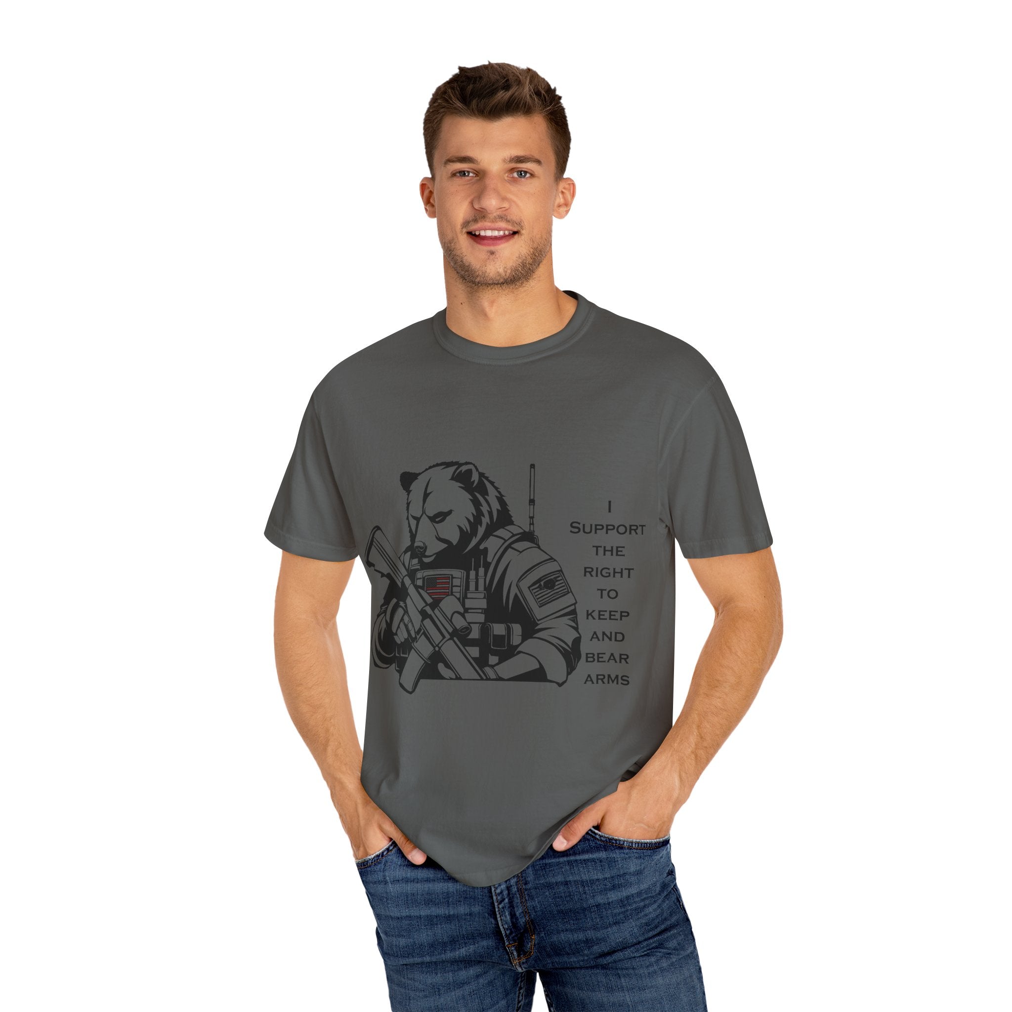 Bear Arms Shirt, Right To Arm Bears Tee, 2nd Amendment Humor, Patriotic Dad Joke T-Shirt, Funny Gun Lover Gift