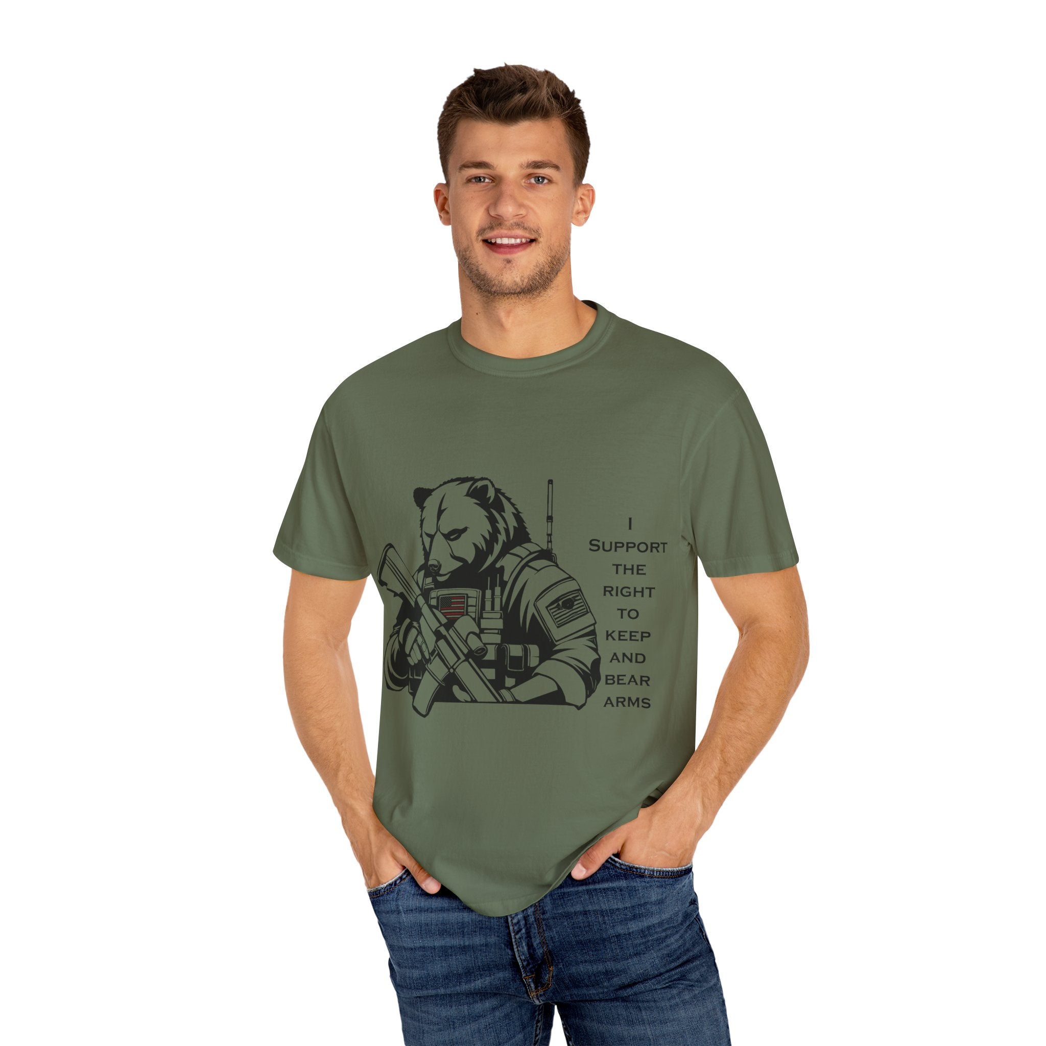 Bear Arms Shirt, Right To Arm Bears Tee, 2nd Amendment Humor, Patriotic Dad Joke T-Shirt, Funny Gun Lover Gift