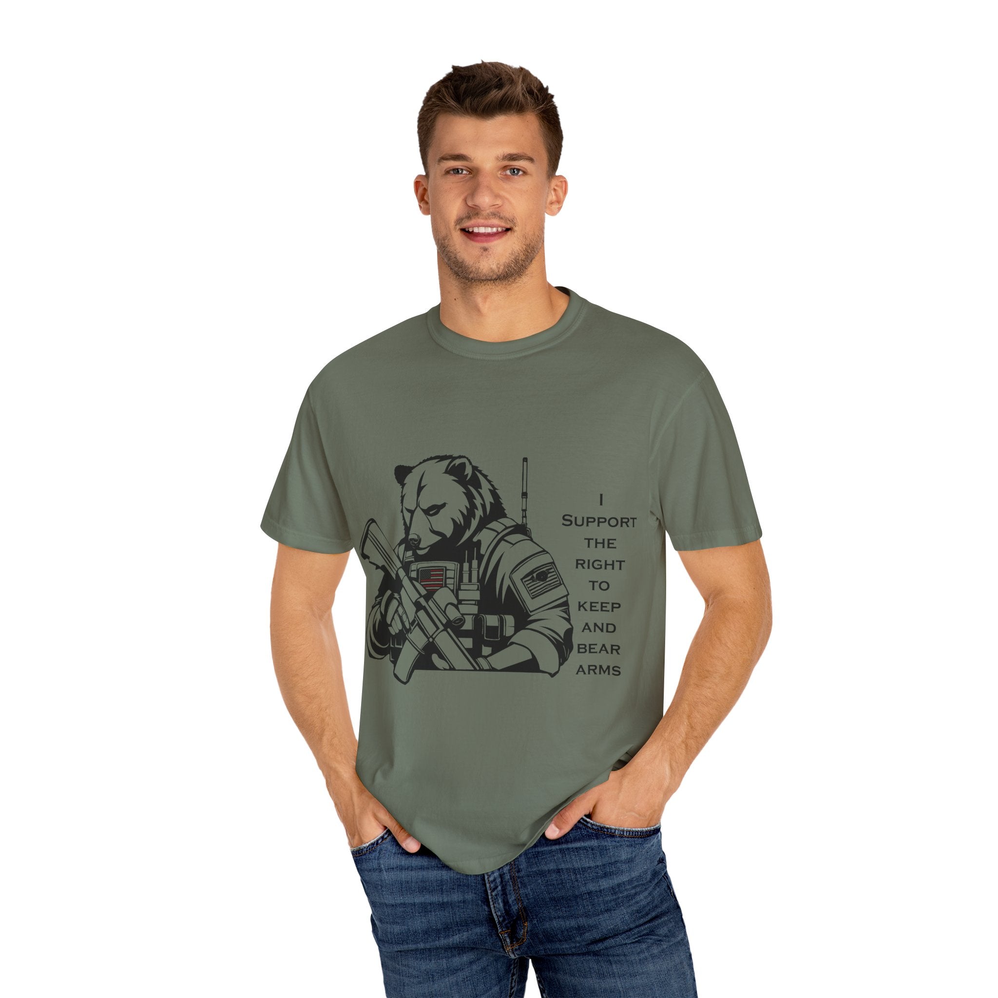 Bear Arms Shirt, Right To Arm Bears Tee, 2nd Amendment Humor, Patriotic Dad Joke T-Shirt, Funny Gun Lover Gift