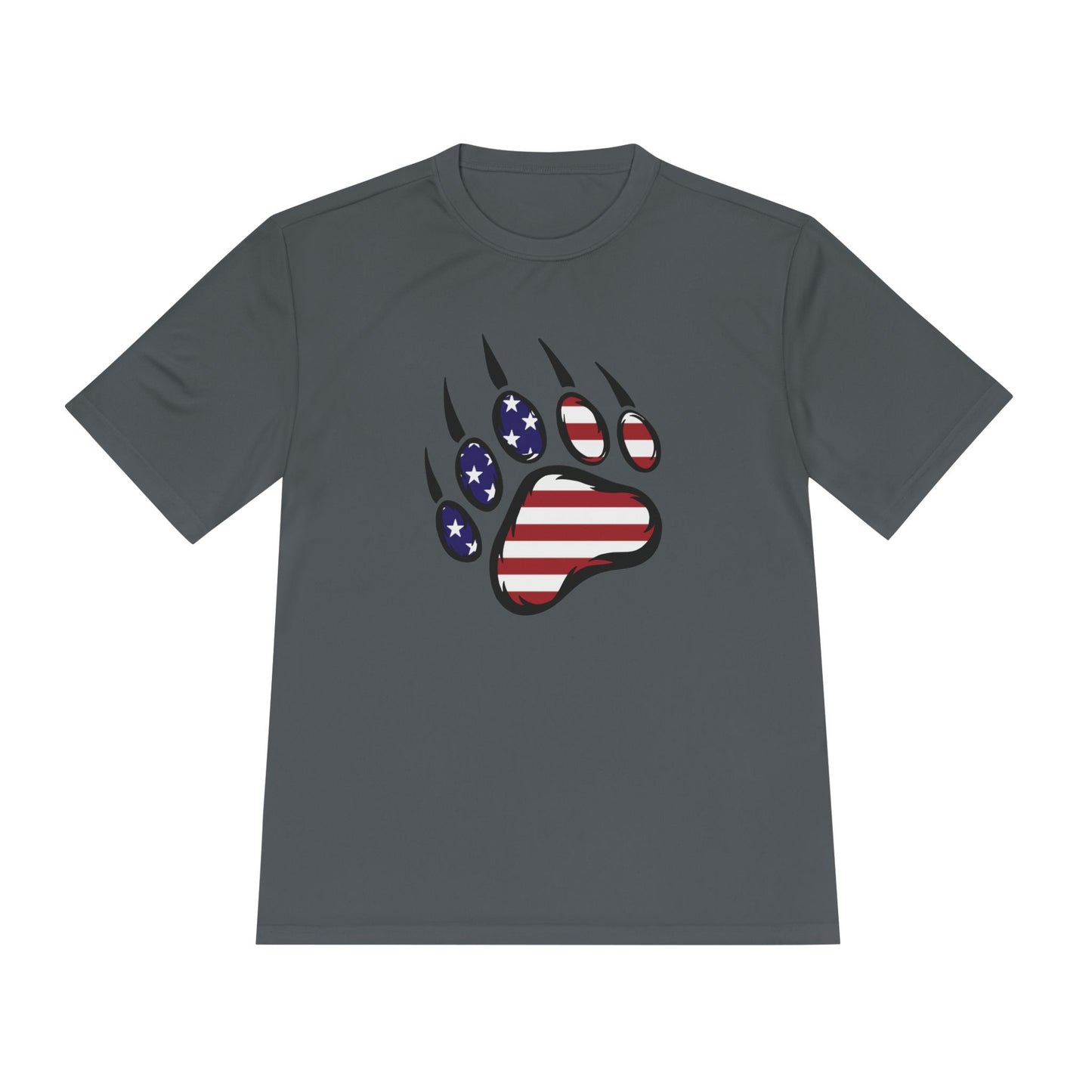 Patriotic Bear Paw Tee: So Comfy, Even Your Couch Will Be Jealous!