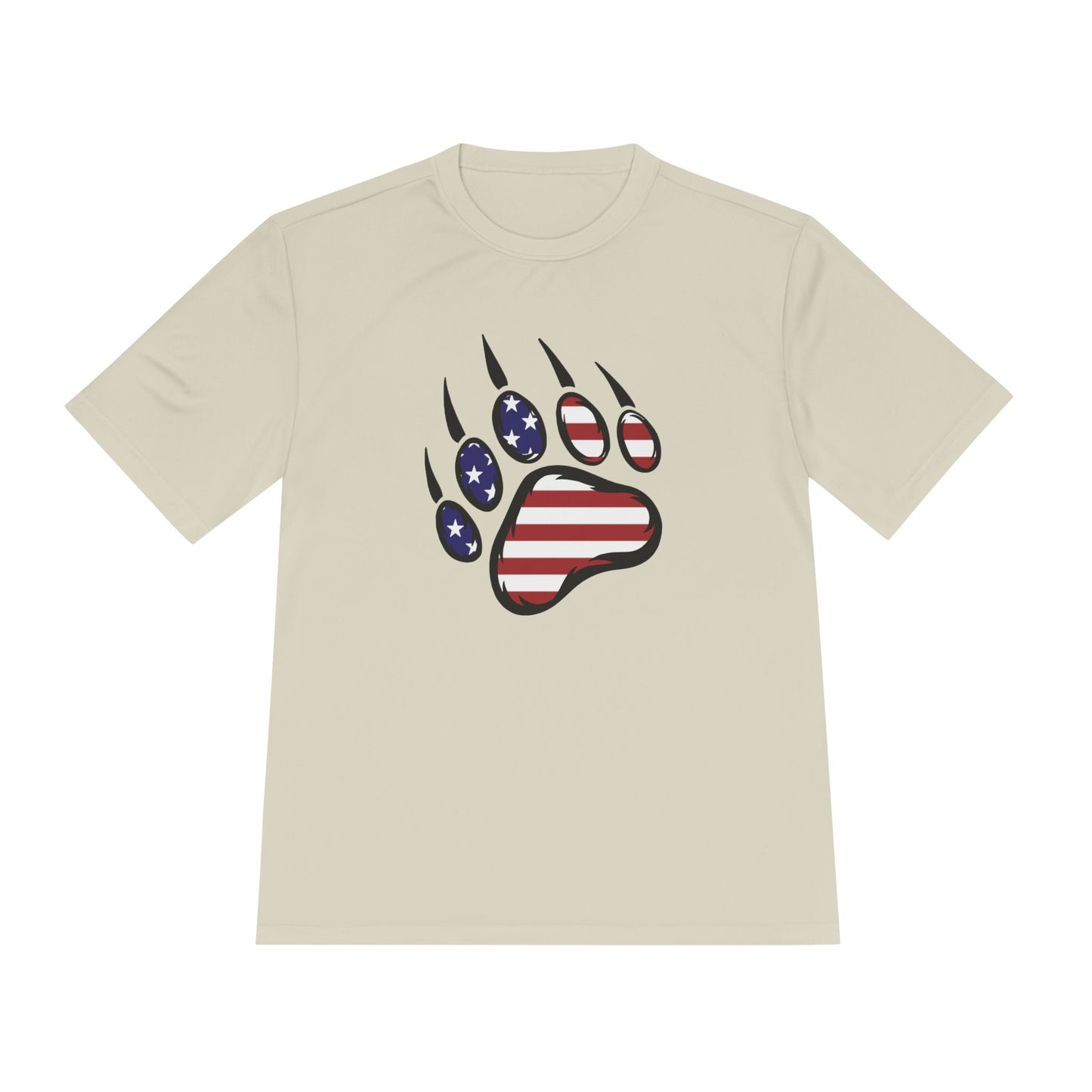Patriotic Bear Paw Tee: So Comfy, Even Your Couch Will Be Jealous!