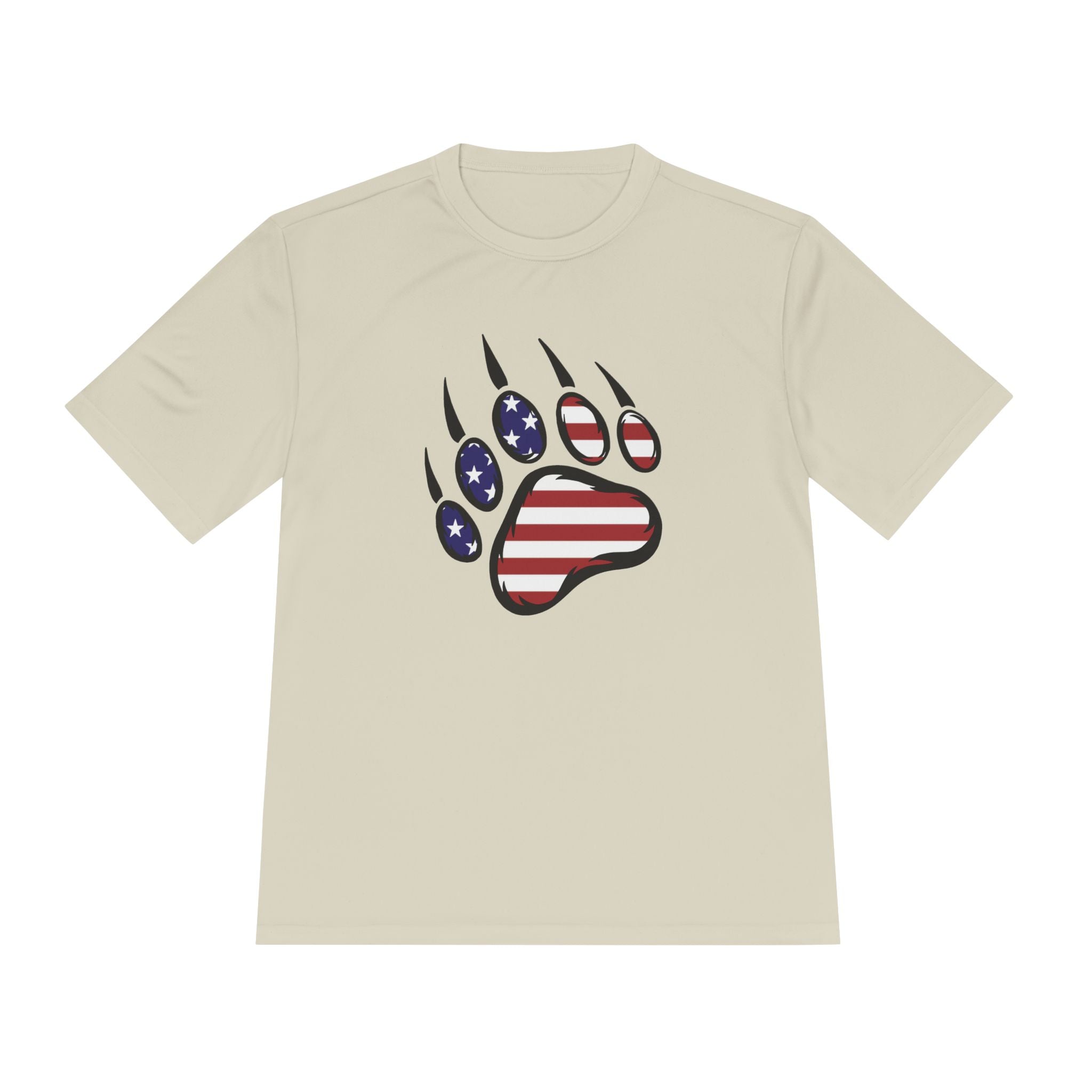 Patriotic Bear Paw Tee: So Comfy, Even Your Couch Will Be Jealous!