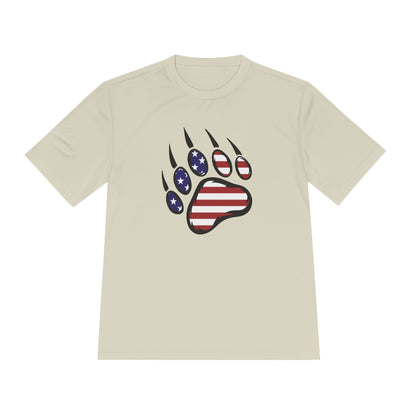 Patriotic Bear Paw Tee: So Comfy, Even Your Couch Will Be Jealous!