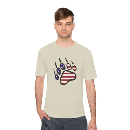 Patriotic Bear Paw Tee: So Comfy, Even Your Couch Will Be Jealous!