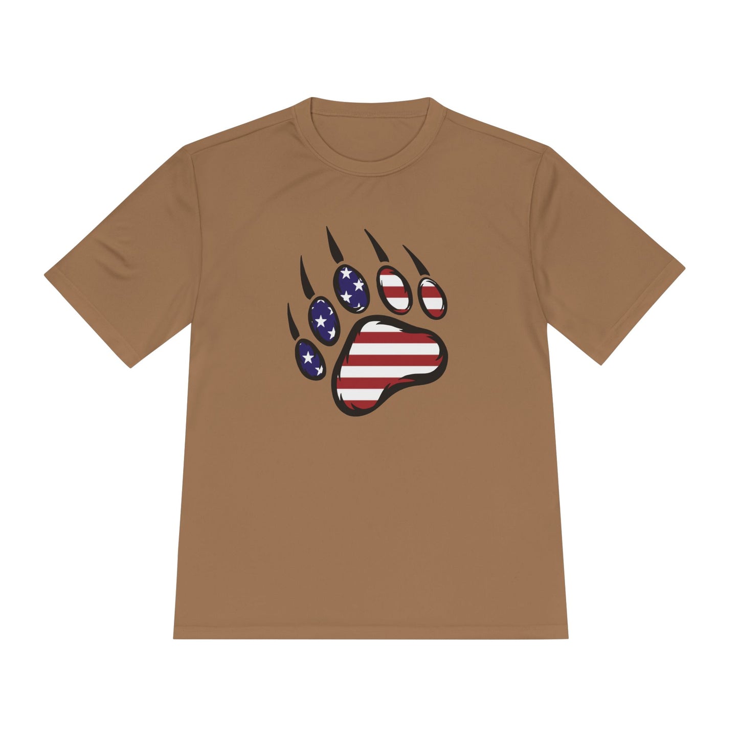 Patriotic Bear Paw Tee: So Comfy, Even Your Couch Will Be Jealous!