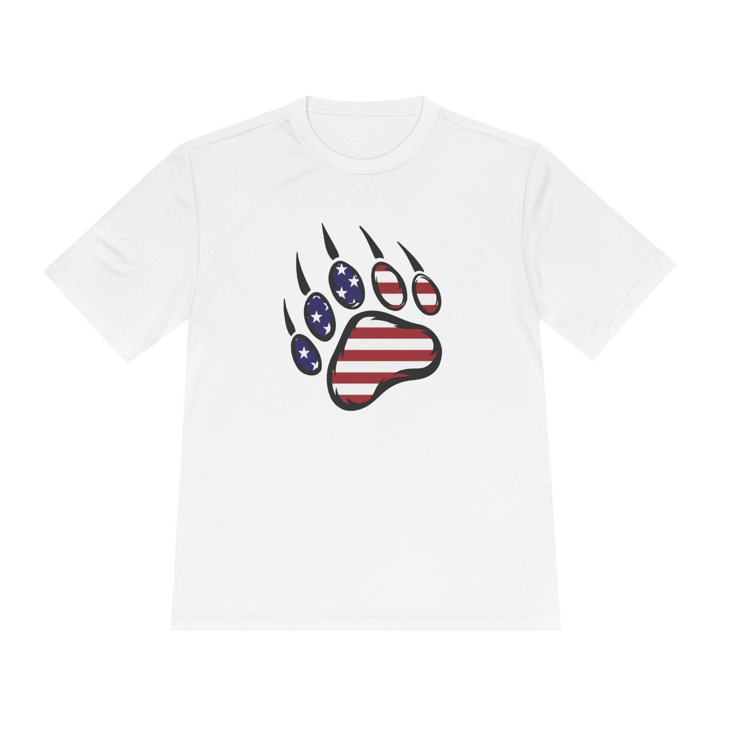 Patriotic Bear Paw Tee: So Comfy, Even Your Couch Will Be Jealous!
