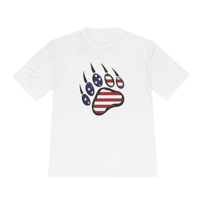 Patriotic Bear Paw Tee: So Comfy, Even Your Couch Will Be Jealous!