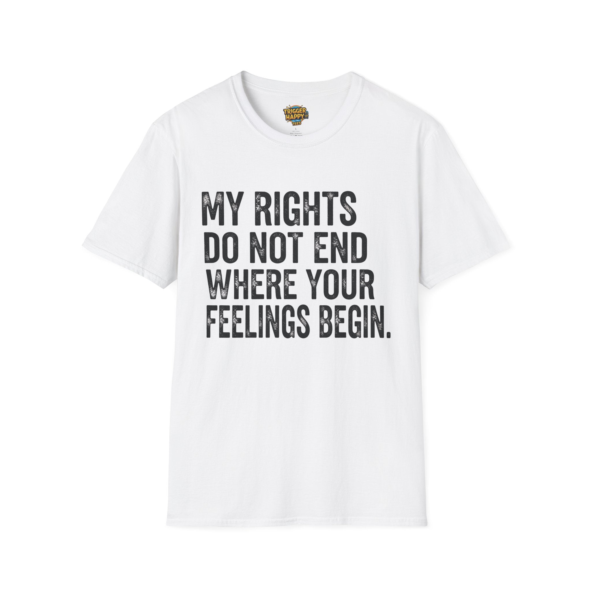 My Rights Do Not End, Advocacy Apparel, Statement Tee, Gift for Activists, Casual Wear, Pride Shirts