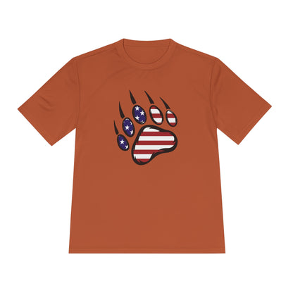 Patriotic Bear Paw Tee: So Comfy, Even Your Couch Will Be Jealous!