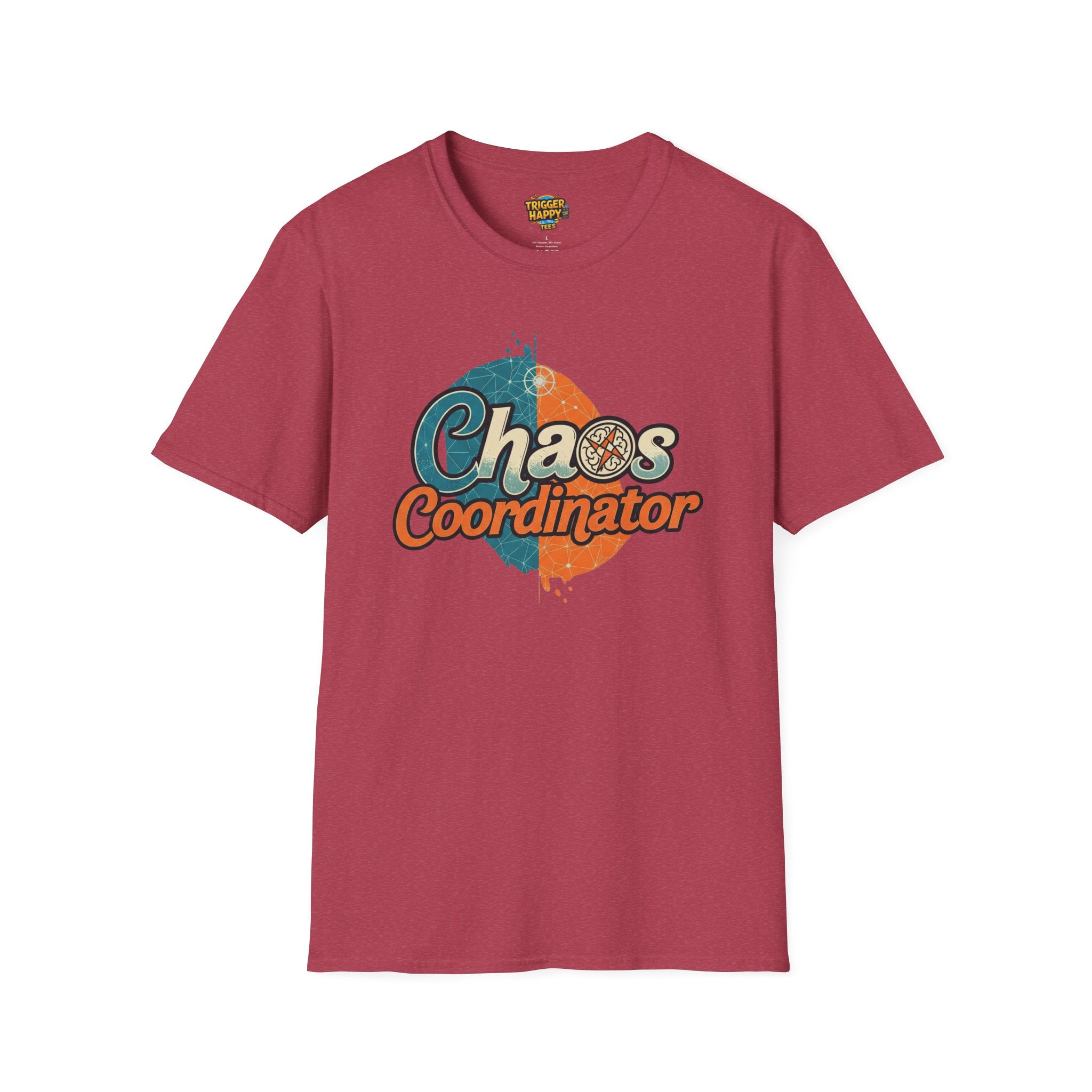 Chaos Coordinator Tee, Fun Graphic Shirt, Gift for Organizers, Unique Casual Wear, Comfortable Everyday Apparel