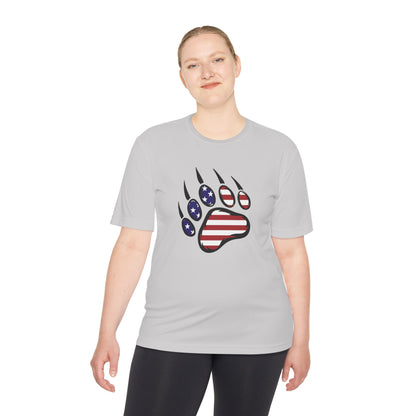 Patriotic Bear Paw Tee: So Comfy, Even Your Couch Will Be Jealous!