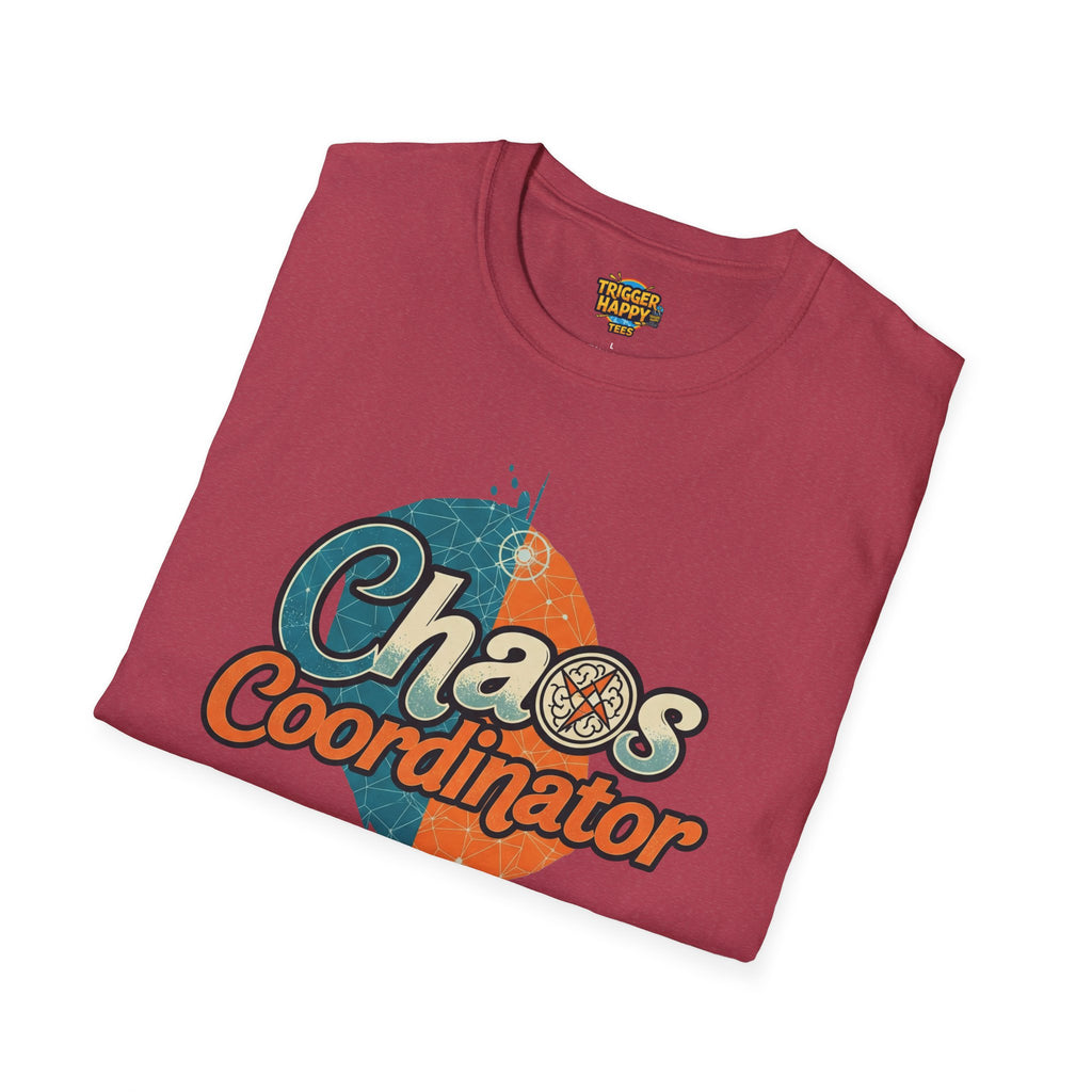 Chaos Coordinator Tee, Fun Graphic Shirt, Gift for Organizers, Unique Casual Wear, Comfortable Everyday Apparel