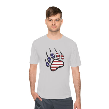 Patriotic Bear Paw Tee: So Comfy, Even Your Couch Will Be Jealous!