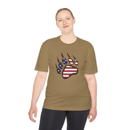 Patriotic Bear Paw Tee: So Comfy, Even Your Couch Will Be Jealous!