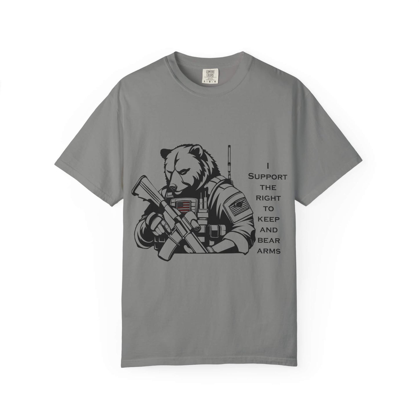 Funny "Right to Arm Bears" T-Shirt: Constitutionally Cool 2A Humor