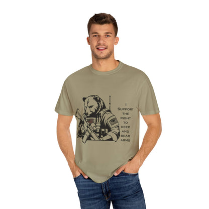 Funny "Right to Arm Bears" T-Shirt: Constitutionally Cool 2A Humor