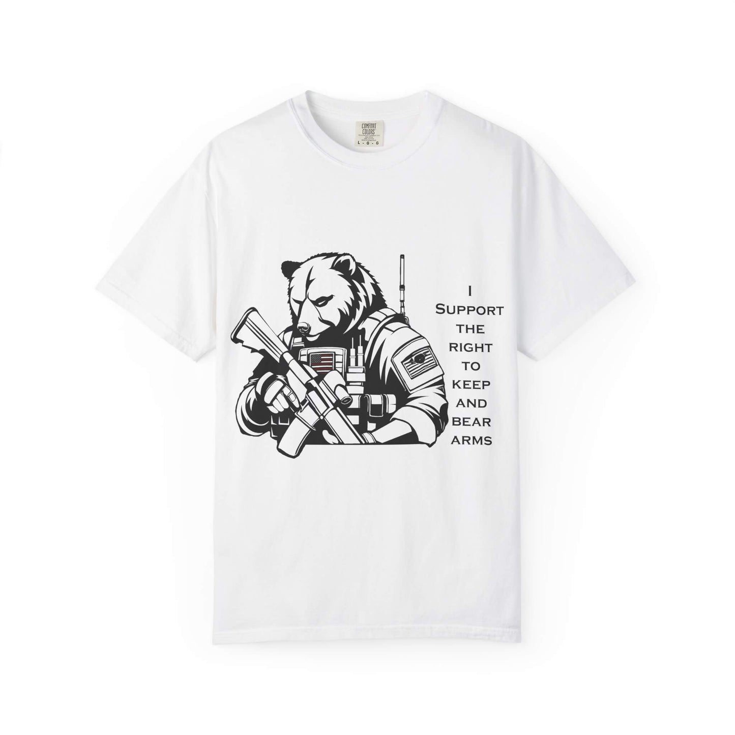 Funny "Right to Arm Bears" T-Shirt: Constitutionally Cool 2A Humor