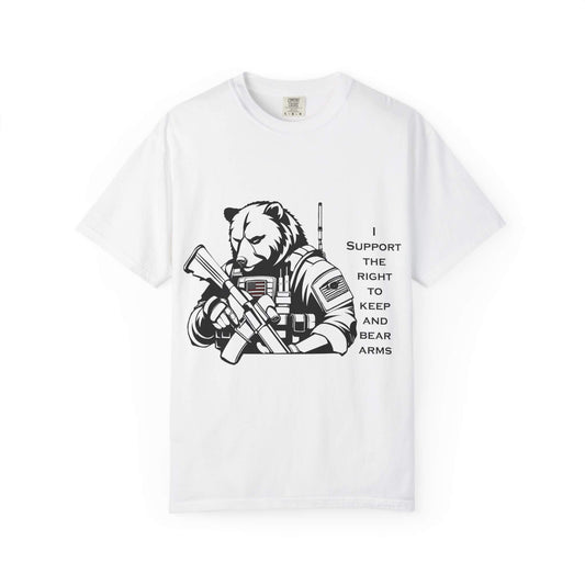 Funny "Right to Arm Bears" T-Shirt: Constitutionally Cool 2A Humor
